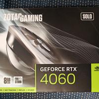 Gpu Zotac Gaming GeForce RTX 4060 SOLO, NUOVA!