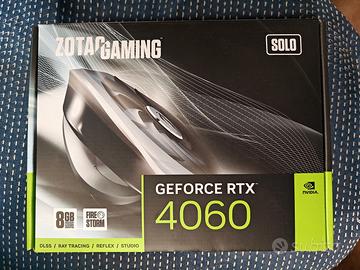 Gpu Zotac Gaming GeForce RTX 4060 SOLO, NUOVA!