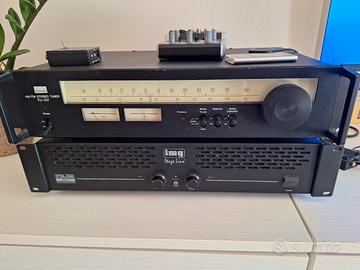 amplificatore finale con mixer e tuner