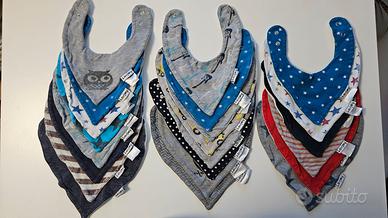 Lovjoy 22 pezzi Bandana Baby Fazzoletto Bavaglino