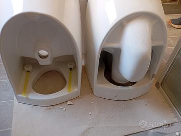 coppia sanitari sospesi con sedile softclose