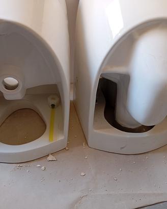 coppia sanitari sospesi con sedile softclose