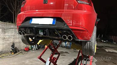 Scarico artigianale ibiza fr mk5 con estrattore