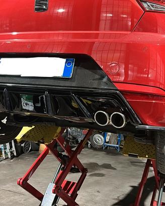 Scarico artigianale ibiza fr mk5 con estrattore