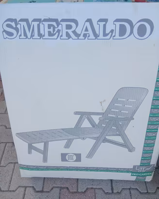 Lettino/sedia a sdraio pieghevole con braccioli