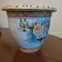 coprivaso in ceramica decorata