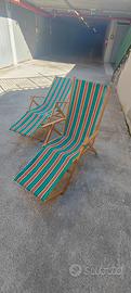 Sdraio per giardino pieghevoli