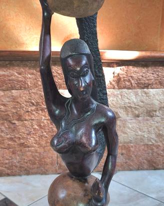 Scultura etnica Africana in legno