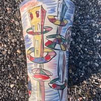 Portaombrelli ceramica 1960 Ciro Bruni Chianciano