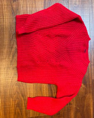 Maglione in lana rosso