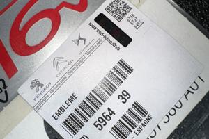 Emblema 16V Citroen C2 VTS