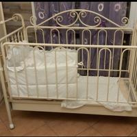 lettino bambino ferro battuto