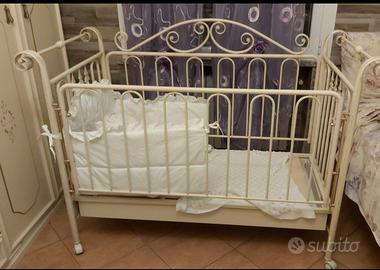 lettino bambino ferro battuto