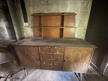 Credenza vintage Anni 50 da Restaurare 