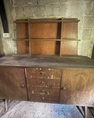 Credenza vintage Anni 50 da Restaurare 