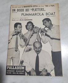 SPARTITO MUSICALE QUARTETTO CETRA UN DISCO DEI PLA