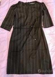 Elegante vestito intero gessato 