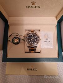 Rolex Sea Dweller oro nero anno 2023 completo oro