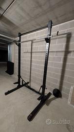 Rack Decathlon con bilanciere