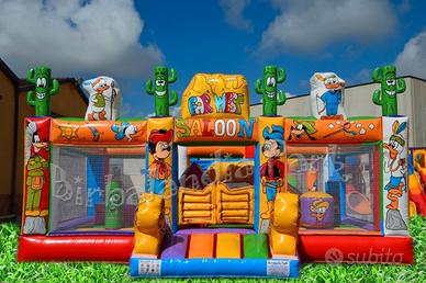 Multiattività Gonfiabile x Bambini x Parchi Gioco