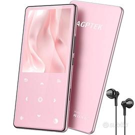 NUOVO -  Lettore MP3 16GB- Bluetooth 5.0 - ROSA