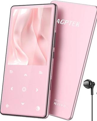 NUOVO -  Lettore MP3 16GB- Bluetooth 5.0 - ROSA