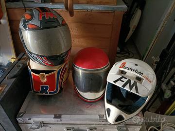 Lotto caschi moto vintage