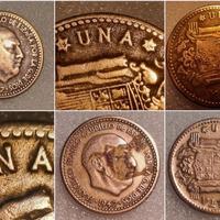 2 Monete 1 Peseta 1947*19*54 (1 omaggio)