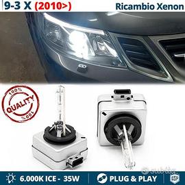 Coppia Lampadine Bi-Xenon D1S per SAAB 9-3X 6000K