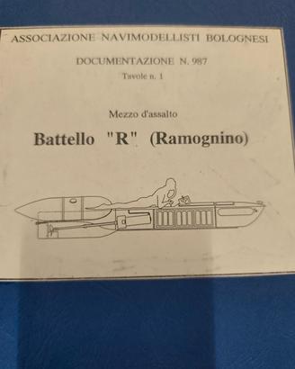 piano di costruzione Battello "R" incursoy