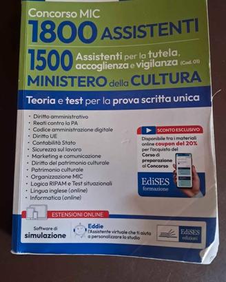 manuale concorso MIC 1500 assistenti 