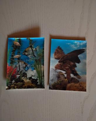 cartoline vintage tridimensionali 