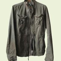 Hollister giacca uomo verde militare