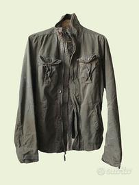 Hollister giacca uomo verde militare