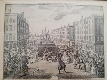 stampe rappresentative di Londra nel 1700