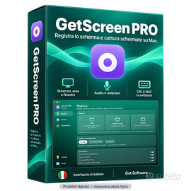 GetScreen PRO per Mac – Screenshot e Registrazione