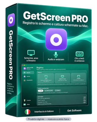 GetScreen PRO per Mac – Screenshot e Registrazione