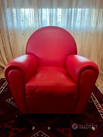 Poltrona Frau rossa