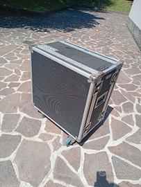 Flight case professionale Rack  doppia apertura