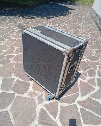 Flight case professionale Rack  doppia apertura