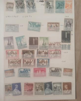 Francobolli Stock Poste Vaticane anni 60-80 