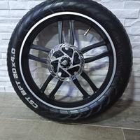 ruota completa fat bike 24"