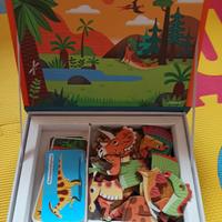 Janod - Dinosauri Magneti'Book - Gioco Magnetico E