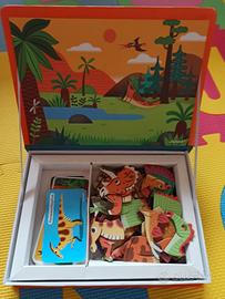 Janod - Dinosauri Magneti'Book - Gioco Magnetico E