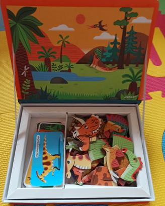 Janod - Dinosauri Magneti'Book - Gioco Magnetico E