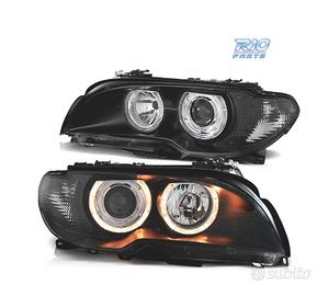 FARI BMW E46 COUPE 03-06 ANGEL EYES FONDO NERO