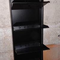 Scarpiera in metallo colore nero