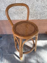 Sgabello di bambu