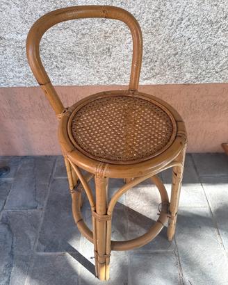 Sgabello di bambu