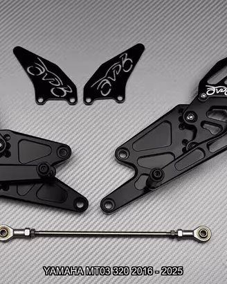 Pedane arretrate YAMAHA MT03 320 2016 - 2025